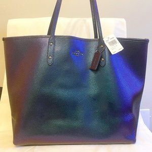 Coach Hologram City Tote - NWT!